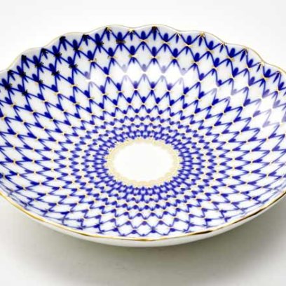 Сухарница Кобальтовая сетка Тюльпан