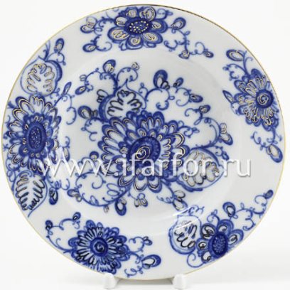 Тарелка глубокая «Поющий сад» Твердый фарфор. 225 мм.