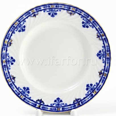 Тарелка мелкая «Кобальтовый фриз»