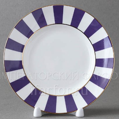 Тарелка десертная «Да и нет (фиолетовый)»