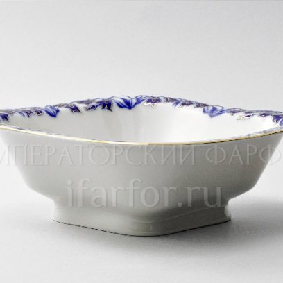 Салатник 4 порц. квадр. «Колокольчики»