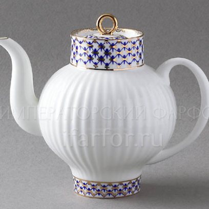 Чайник заварочный Кобальтовая сетка Волна
