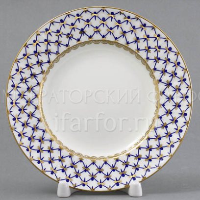 Тарелка десертная «Кобальтовая сетка»