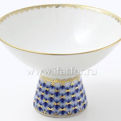 Ваза для мороженого Кобальтовая сетка Молодежная