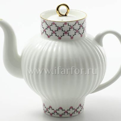 Чайник заварочный «Розовая сетка»