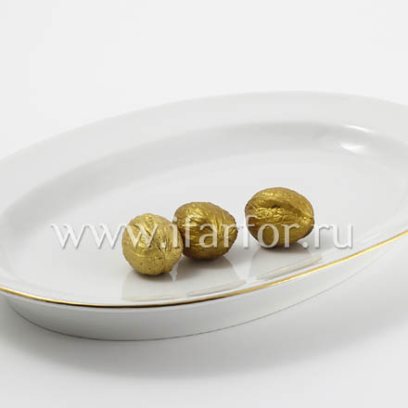 Блюдо овальное «Золотая лента»