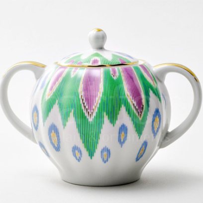 Сахарница «Перо павлина»