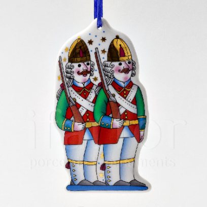 Елочная игрушка Солдатики