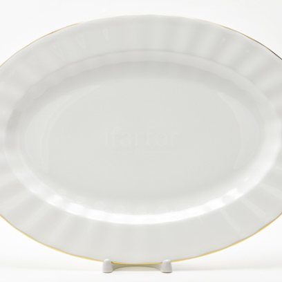 Блюдо овальное «Золотая лента»