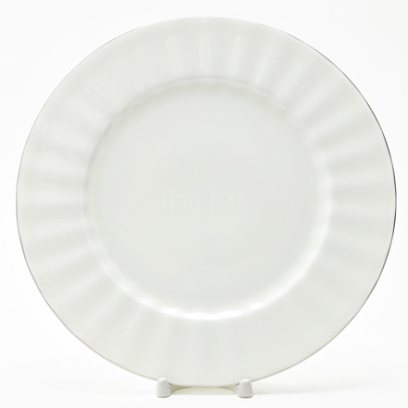Тарелка плоская «Платиновая лента»