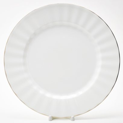 Тарелка плоская «Платиновая лента 2»