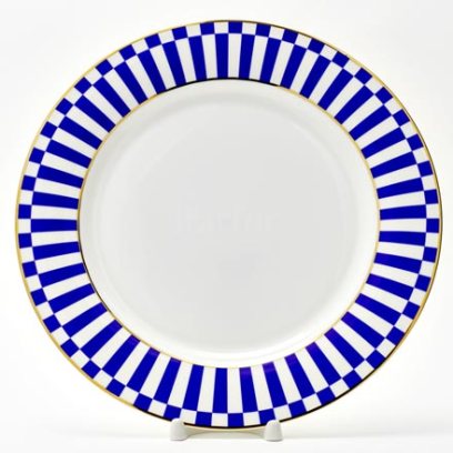 Тарелка плоская Да и нет (синий)