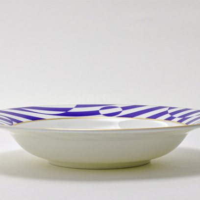 Тарелка глубокая «Да и нет (синий)»