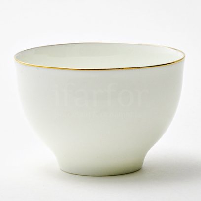 Чашка чайная без ручки «Золотая лента»