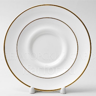 Блюдце чайное «Золотая лента»