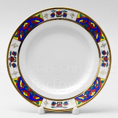 Тарелка мелкая «Народные узоры»