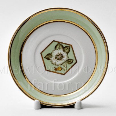 Блюдце чайное «Нефритовый фон 2»