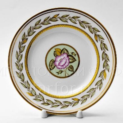 Тарелка мелкая «Нефритовый фон 1»