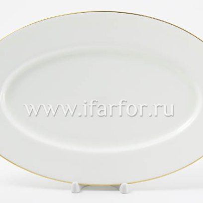 Блюдо овальное «Золотая лента»