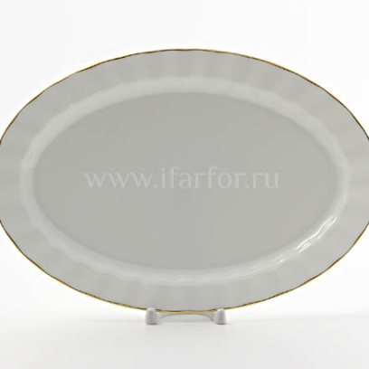 Блюдо овальное «Золотая лента»