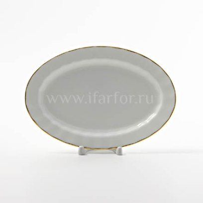 Блюдо овальное «Золотая лента»