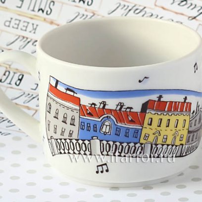 Чашка чайная «Музыка города»