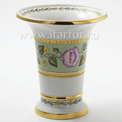 Ваза Нефритовый фон Ампирная