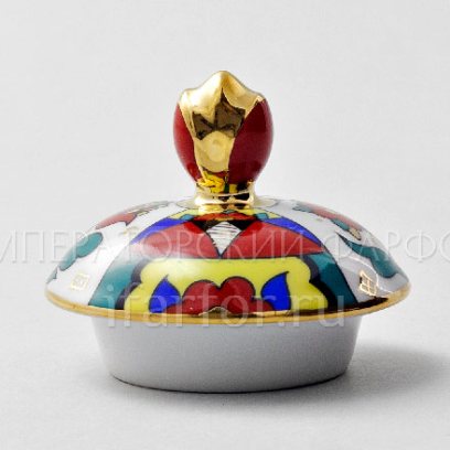 Крышка к сахарнице Народные узоры Весенняя