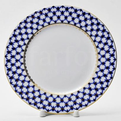 Тарелка мелкая Кобальтовая сетка