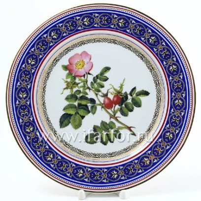 Тарелка декор «Шиповник»