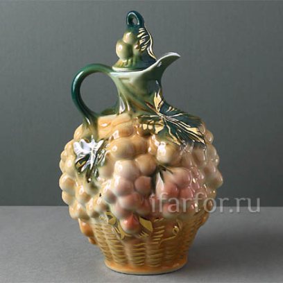 Графин Виноград в корзине розовый Виноград в корзине