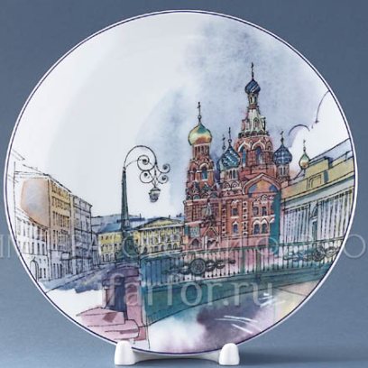Тарелка декоративная «Санкт-Петербург. Итальянский мост»