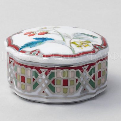 Шкатулка малая «Цветы и ягоды России. Сладкая малина»