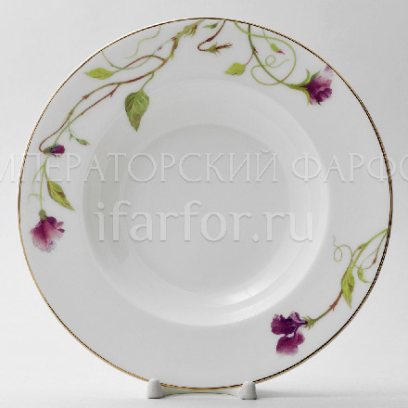 Тарелка глубокая «Цветущий горошек»