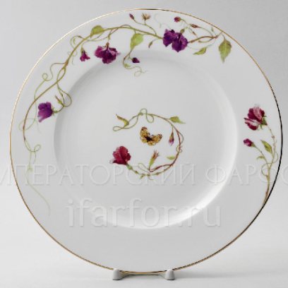 Блюдо круглое «Цветущий горошек»