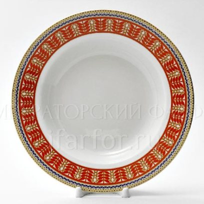 Тарелка глубокая Русский стиль