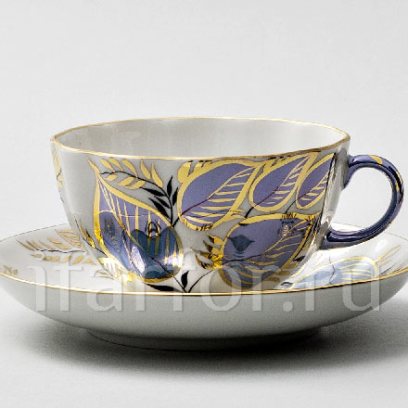 Чашка с блюдцем чайная «Лунный» 1/2
