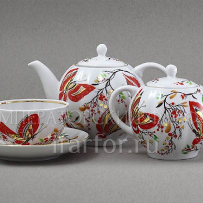 Сервиз чайный «Бабочки» 6/20