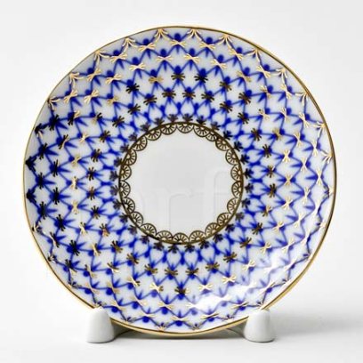 Блюдце кофейное «Кобальтовая сетка»