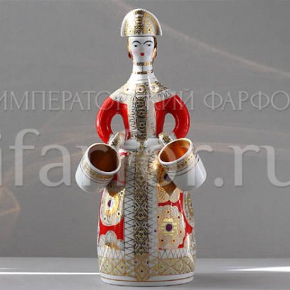 Набор для вина Красный сарафан 1/3 Матрешка