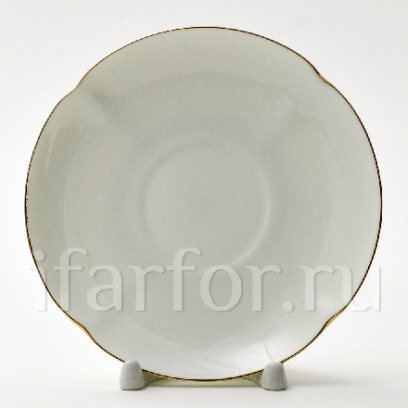 Блюдце чайное «Золотая лента»