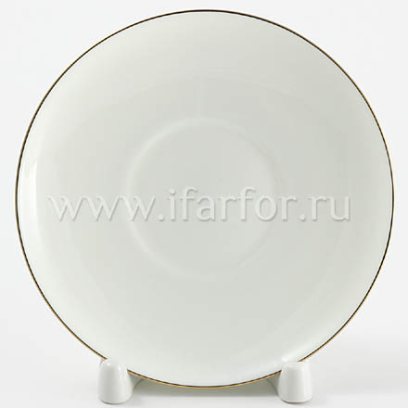 Блюдце чайное «Золотая лента»