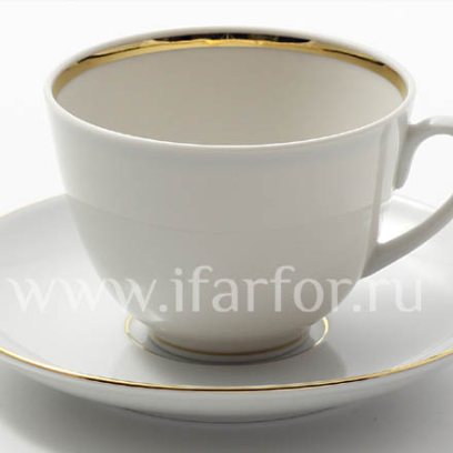 Чашка с блюдцем чайная «Белоснежка» 1/2