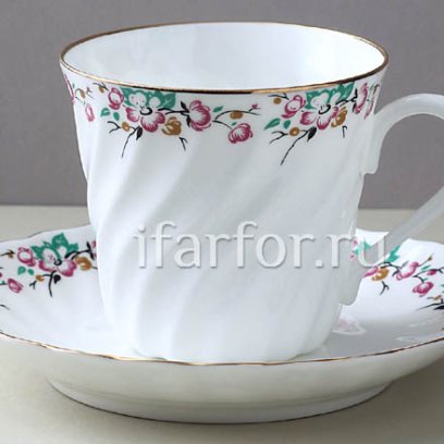 Чашка с блюдцем «Весенний» 1/2