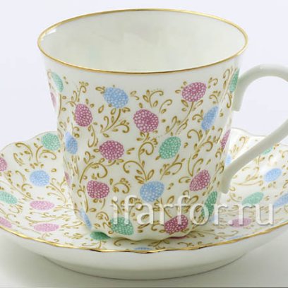 Чашка с блюдцем «Хризантема» 1/2