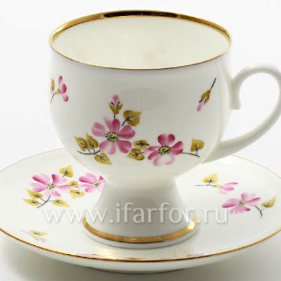 Чашка с блюдцем «Волшебнице» 1/2