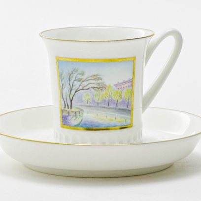 Чашка с блюдцем «Северная Венеция» 1/2