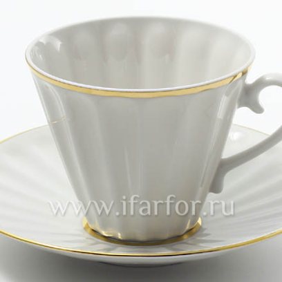Чашка с блюдцем чайная «Белоснежка» 1/2