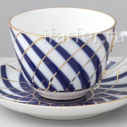 Чашка с блюдцем чайный «Тодес» 1/2