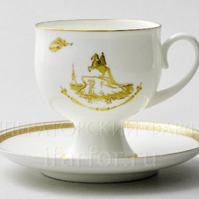 Чашка с блюдцем «Северная столица» 1/2